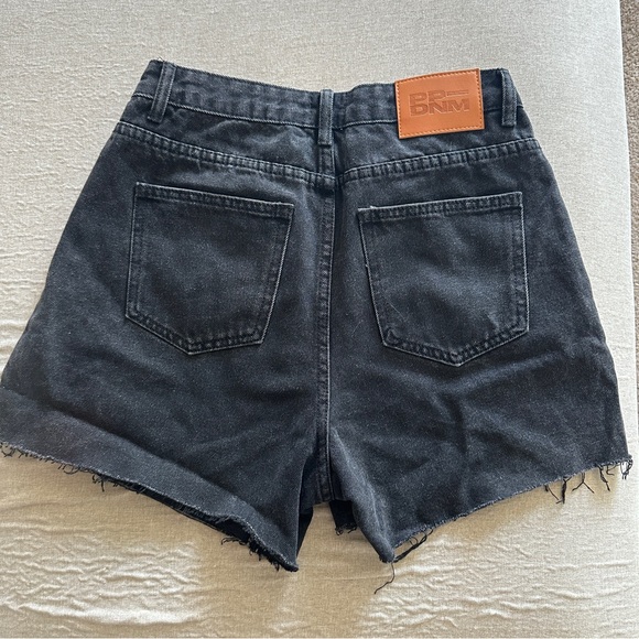 Princess Polly Black Denim Shorts - Picture 3 of 3